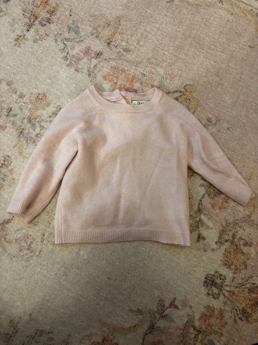 Quince Baby Cashmere Set Minimal Pink 9-12M